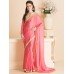 BRIGHT PINK INDIAN PARTY WEAR SAREE